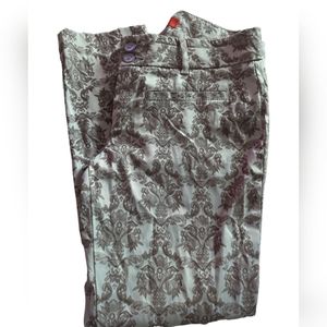 Anthropologie Cartonnier brocade Charlie ankle trousers